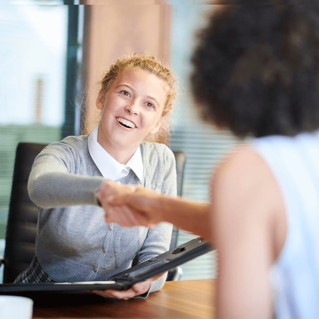 A company representative partnering with a re agency
