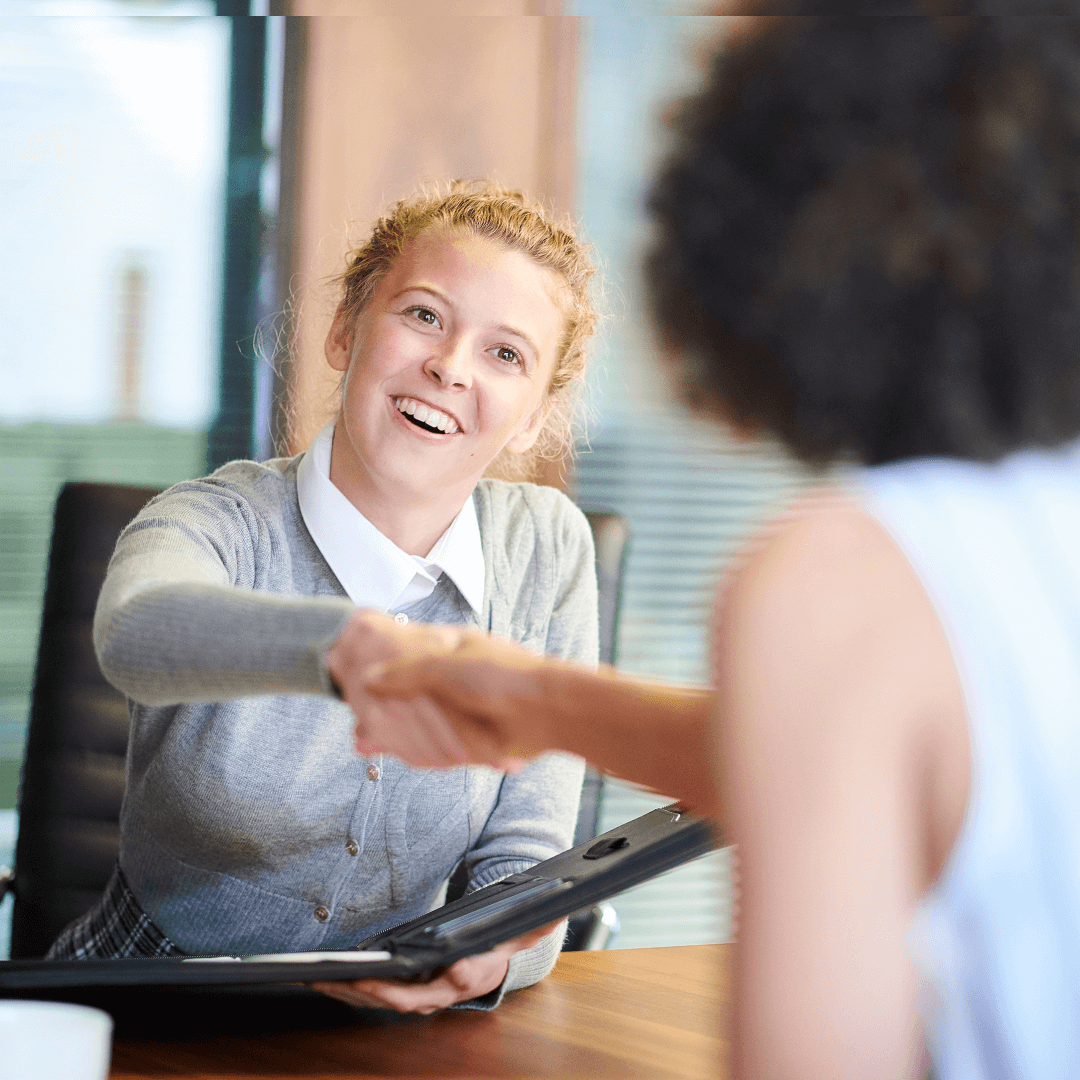 A company representative partnering with a re agency