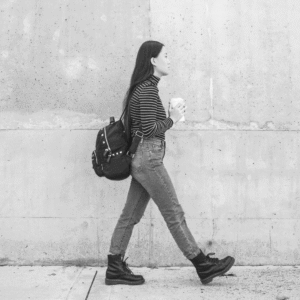 Woman working in a cybersecurity role