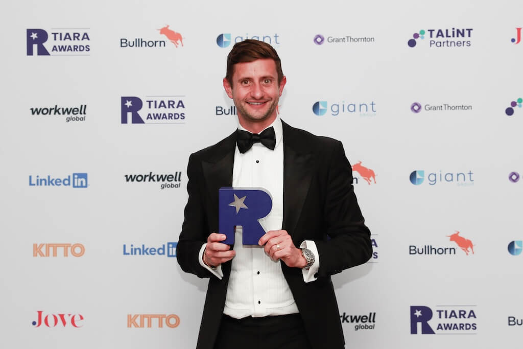 adam-bowman-staffing-consultant-of-the-year-tiara-awards
